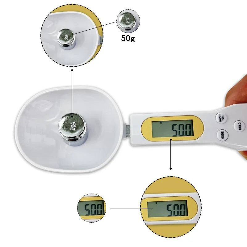 Precision Digital Measuring Spoon Scale         כף מדידה דיגיטלית חכמה ומדויקת