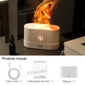 "Flame Glow" Essential Oil Diffuser – Luxury Atmosphere & Aromatherapy   מפיץ ארומה "להבה חיה" – לאווירה יוקרתית ורוגע מוחלט