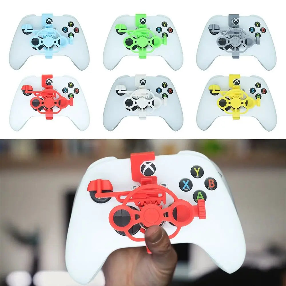 Mini Steering Wheel Attachment for Xbox Controller    הגה מיני למשחקי מרוצים לשלט אקס-בוקס