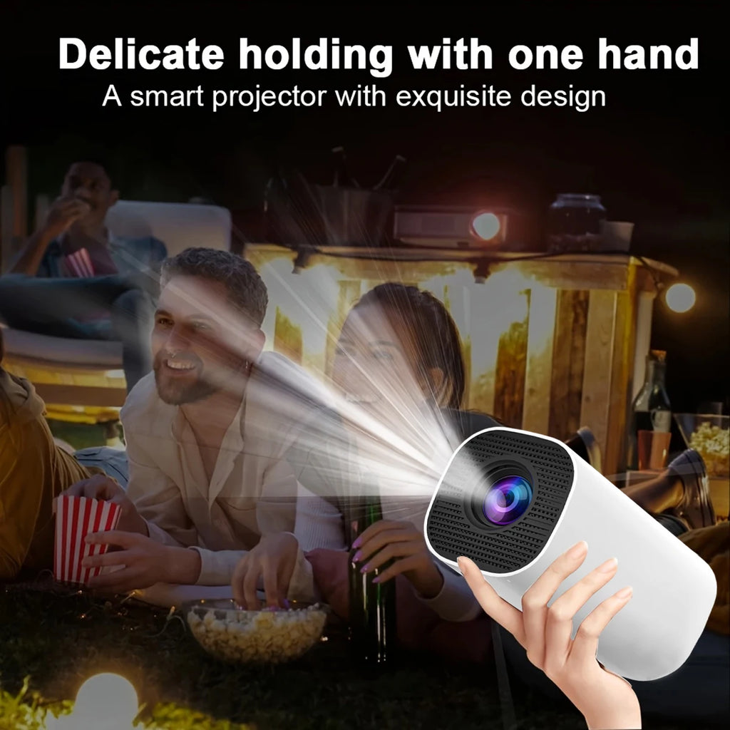 Portable Smart Projector with WiFi 6 & Bluetooth 5.0         מקרן חכם נייד עם חיבור אלחוטי מהיר ובלוטות'