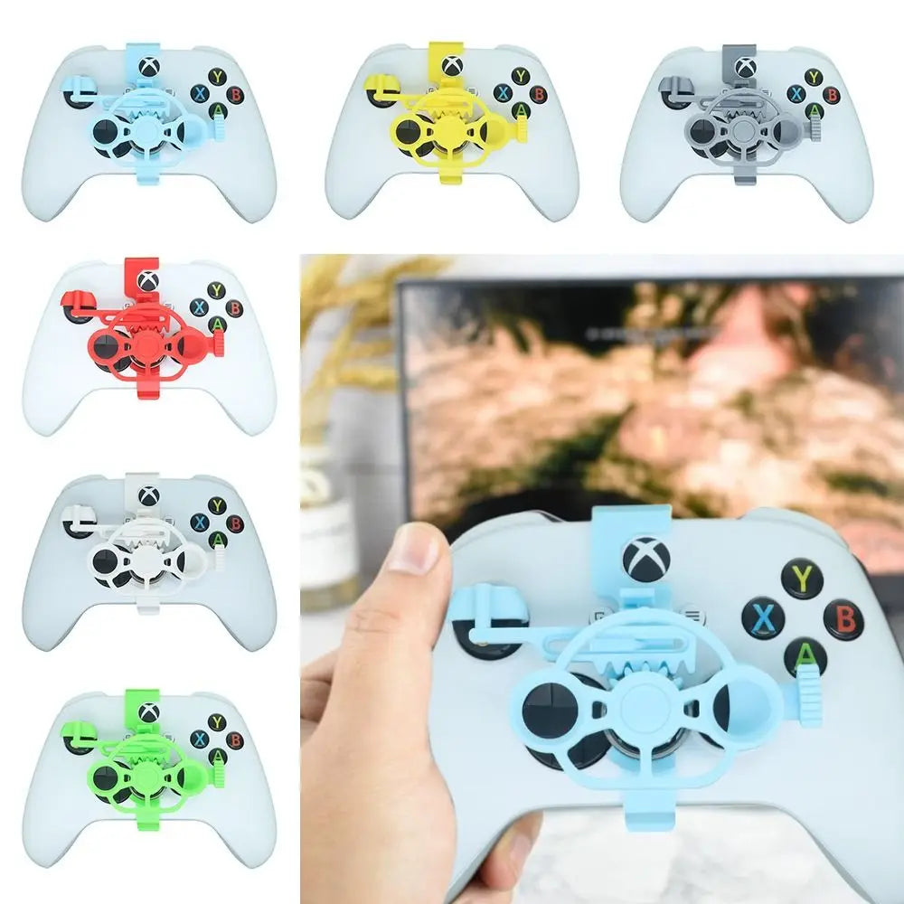 Mini Steering Wheel Attachment for Xbox Controller    הגה מיני למשחקי מרוצים לשלט אקס-בוקס