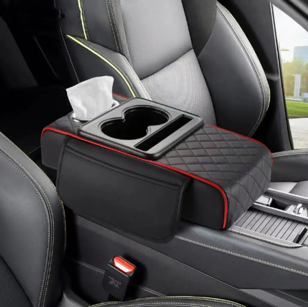 Comfort Car Armrest & Organizer   משענת יד ארגונומית ומארגז מולטי-פונקציונלי לרכב