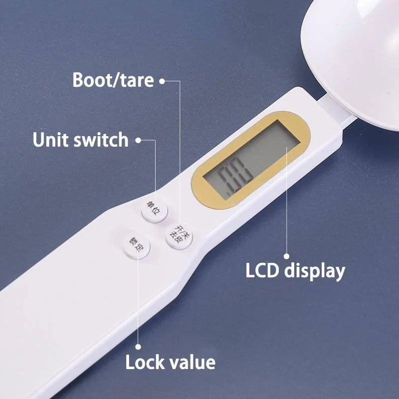 Precision Digital Measuring Spoon Scale         כף מדידה דיגיטלית חכמה ומדויקת