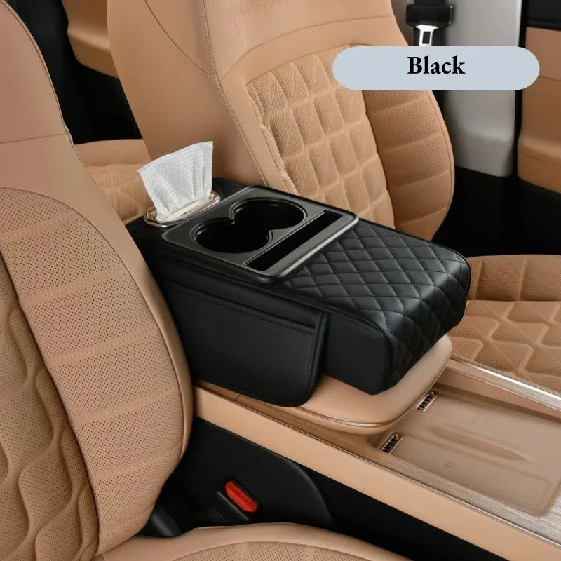 Comfort Car Armrest & Organizer   משענת יד ארגונומית ומארגז מולטי-פונקציונלי לרכב