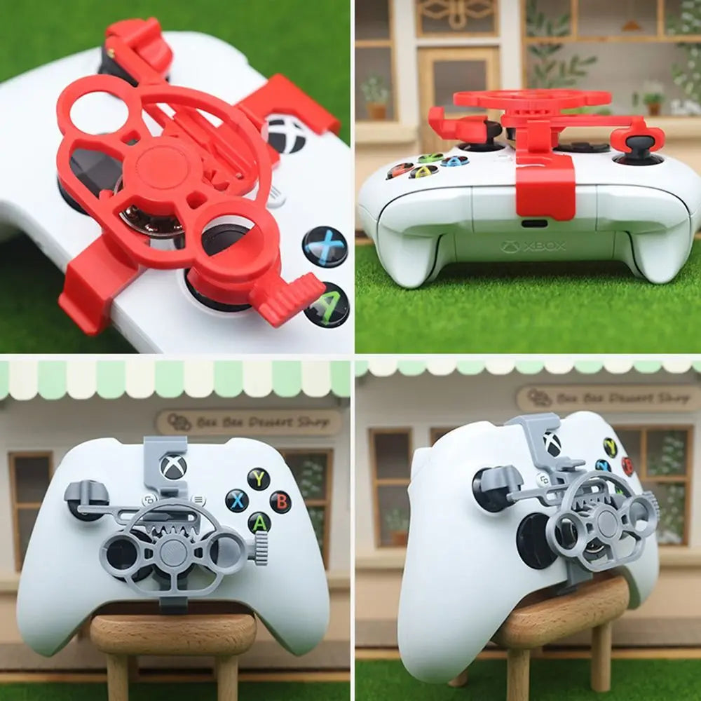 Mini Steering Wheel Attachment for Xbox Controller    הגה מיני למשחקי מרוצים לשלט אקס-בוקס
