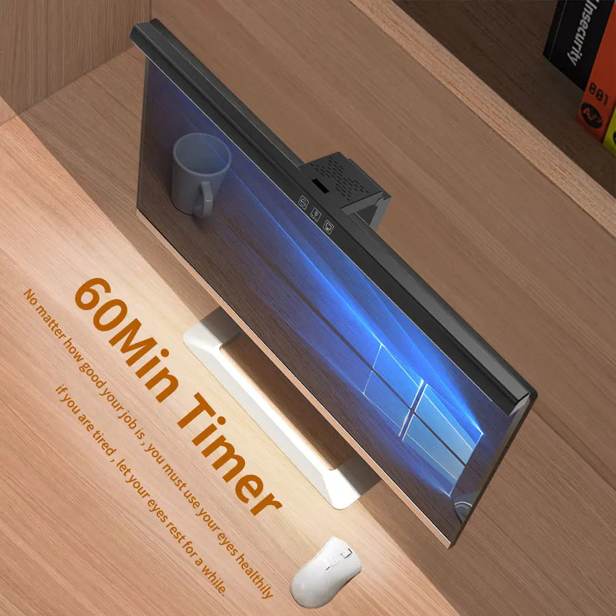 50cm LED Monitor Light Bar – Professional Desk Lamp   מנורת מסך 50 ס"מ – תאורת לד מקצועית לשולחן עבודה