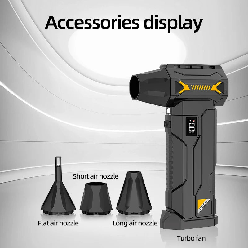 Powerful Turbo Jet Fan – Portable High-Speed Air Duster        מפוח אוויר טורבו עוצמתי – לניקוי יסודי ומהיר