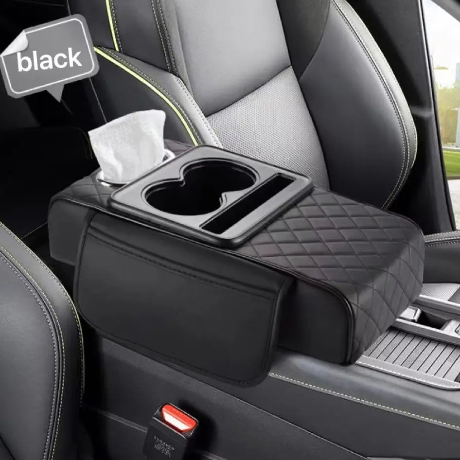 Comfort Car Armrest & Organizer   משענת יד ארגונומית ומארגז מולטי-פונקציונלי לרכב