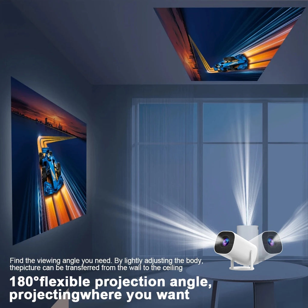 Portable Smart Projector with WiFi 6 & Bluetooth 5.0         מקרן חכם נייד עם חיבור אלחוטי מהיר ובלוטות'