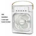 3-in-1 Portable Air Cooler Fan and Humidifier    מאוורר קירור ומכשיר אדים נייד 3 ב-1