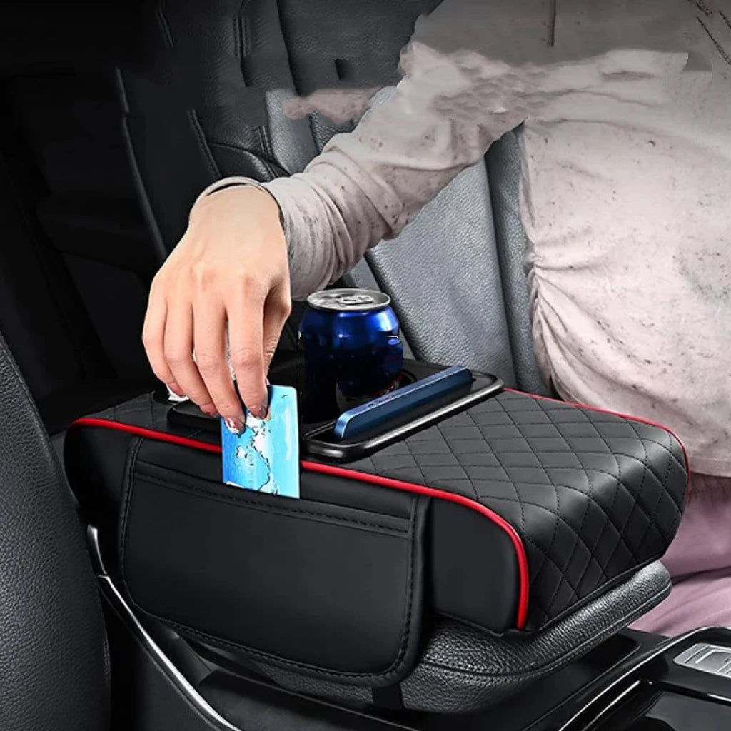 Comfort Car Armrest & Organizer   משענת יד ארגונומית ומארגז מולטי-פונקציונלי לרכב