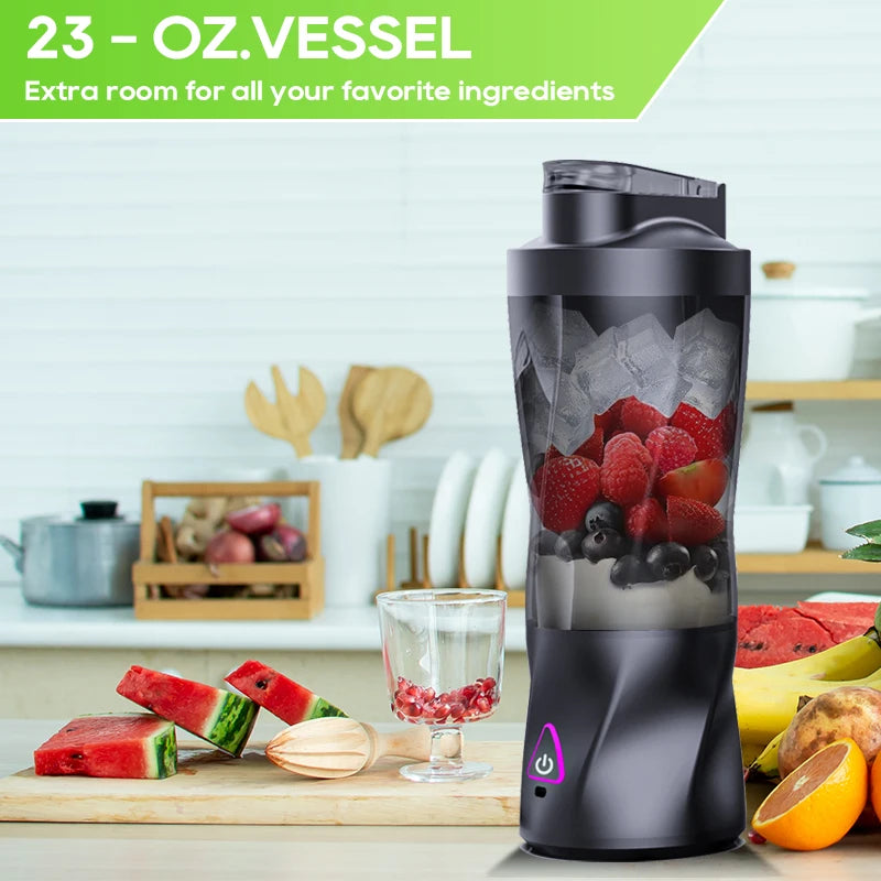 Winle Portable 700ml Blender     בלנדר נייד 700 מ"ל – שייקים בכל מקום