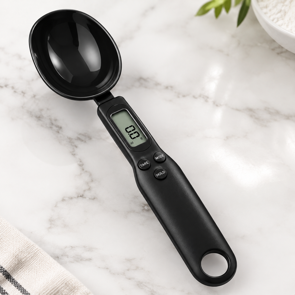 Precision Digital Measuring Spoon Scale         כף מדידה דיגיטלית חכמה ומדויקת